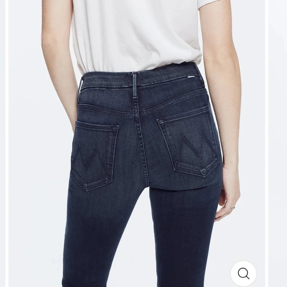 MOTHER High Waisted Looker Ankle Fray in Last Call - Picture 4 of 12
